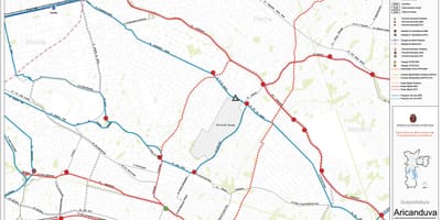 Žemėlapis Aricanduva-Vila Formosa San Paulas - Viešasis transportas