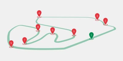 Žemėlapis Brazilijos GP F1