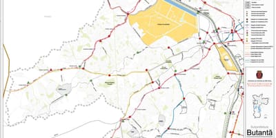 Žemėlapis Butantã San Paulas - Viešasis transportas