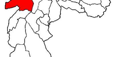 Žemėlapis Butantã sub-prefektūra São Paulo
