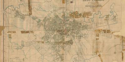 Žemėlapis buvęs San Paulas - 1916
