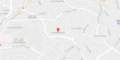Žemėlapis Cachoeirinha São Paulo