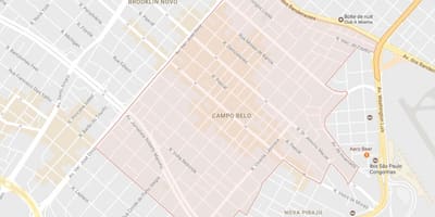 Žemėlapis Campo Belo São Paulo