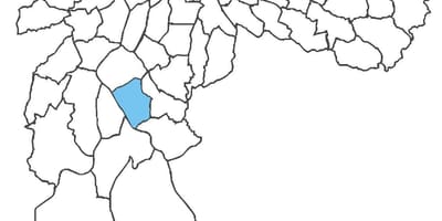 Žemėlapis Campo Grande rajone
