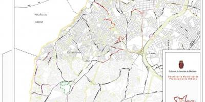 Žemėlapis Campo Limpo San Paulas - Keliai