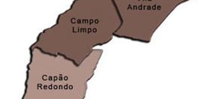 Žemėlapis Campo Limpo sub-prefektūros
