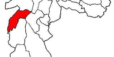 Žemėlapis Campo Limpo sub-prefektūra São Paulo