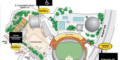 Žemėlapis Canindé stadionas