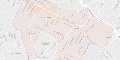 Žemėlapis Carrão São Paulo