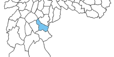 Žemėlapis Cidade Ademar rajonas