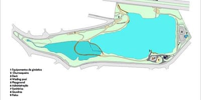 Žemėlapis Cidade do Toronto parkas