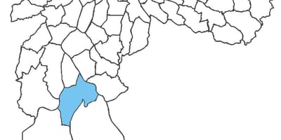 Žemėlapis Cidade Dutra rajonas