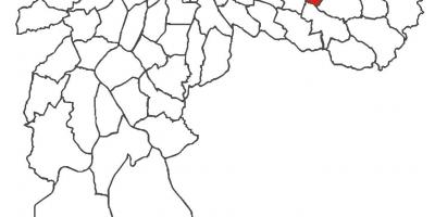 Žemėlapis Cidade Lyderis rajonas