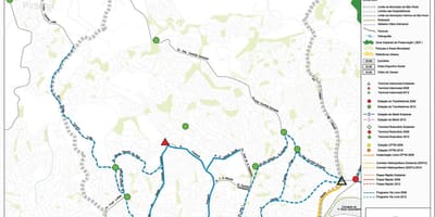 Žemėlapis Freguesia padaryti - San Paulas - Viešasis transportas
