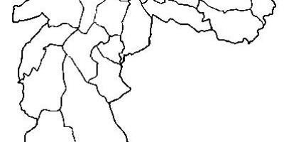 Žemėlapis Freguesia padaryti - sub-prefektūra São Paulo