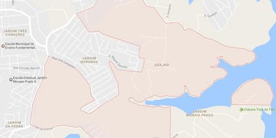 Žemėlapis Grajaú São Paulo