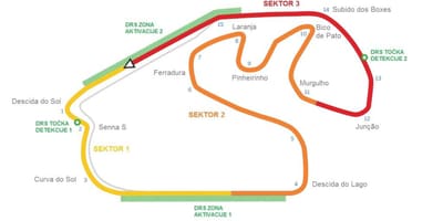 Žemėlapis Apygardos Interlagos São Paulo