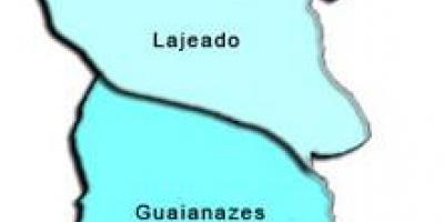 Žemėlapis Guaianases sub-prefektūros