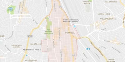 Žemėlapis Ipiranga São Paulo