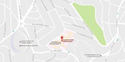 Žemėlapis Israelita Albertas Einšteinas ligoninėje