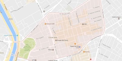 Žemėlapis Itaim Bibi São Paulo