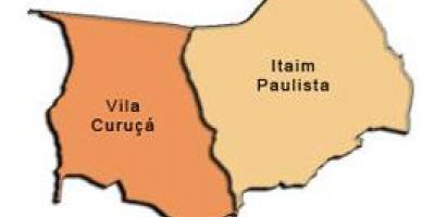Žemėlapis Itaim Paulista - Vila Curuçá sub-prefektūros
