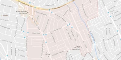 Žemėlapis Itaim São Paulo Paulista