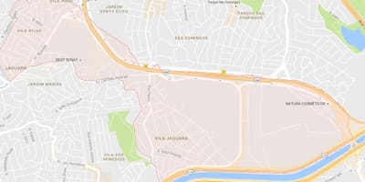 Žemėlapis Jaguara São Paulo