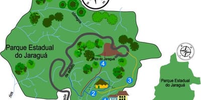 Žemėlapis Jaraguá Parkas
