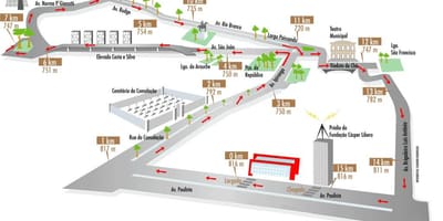 Žemėlapis Korida " Saint-Silvestre
