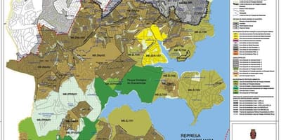 Žemėlapis M'Boi Mirim San Paulas - Okupacijos dirvožemio