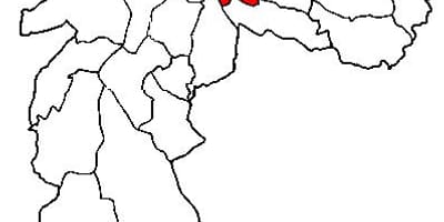 Žemėlapis Mooca sub-prefektūra São Paulo