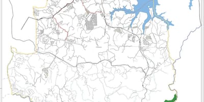 Žemėlapis Parelheiros San Paulas - Keliai