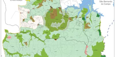 Žemėlapis Parelheiros San Paulas - Okupacijos dirvožemio