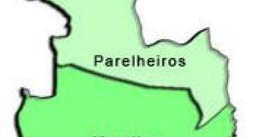 Žemėlapis Parelheiros sub-prefektūros