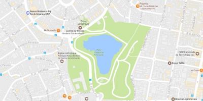 Žemėlapis parkas aklimatizacijai São Paulo
