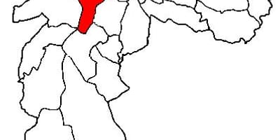 Žemėlapis Pinheiros sub-prefektūra São Paulo