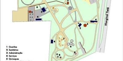 Žemėlapis Piqueri San Paulo Parkas