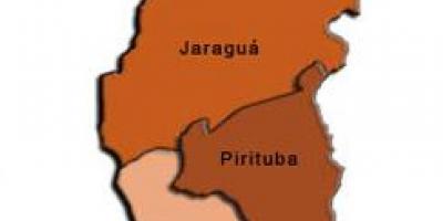 Žemėlapis Pirituba-Jaraguá sub-prefektūros