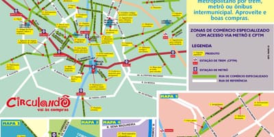 Žemėlapis pirkinių São Paulo