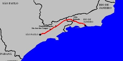 Žemėlapis Pirmininkas Dutra užmiestyje - BR 116