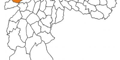Žemėlapis Rio Pequeno rajonas