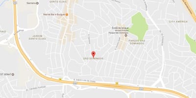Žemėlapis San Domingos São Paulo