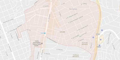 Žemėlapis Saúde São Paulo