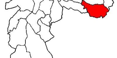 Žemėlapis San Mateušas sub-prefektūra São Paulo