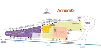 Žemėlapis San Paulo Anhembi
