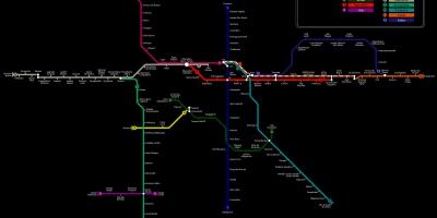 Žemėlapis San Paulo metro CPTM
