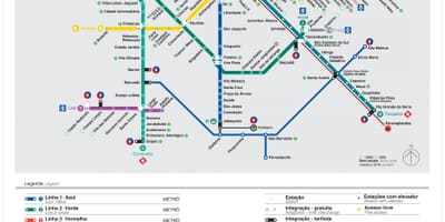 Žemėlapis San Paulo EMTU
