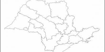 Žemėlapis San Paulo mergelės - regionuose