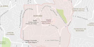 Žemėlapis San Paulo Morumbi